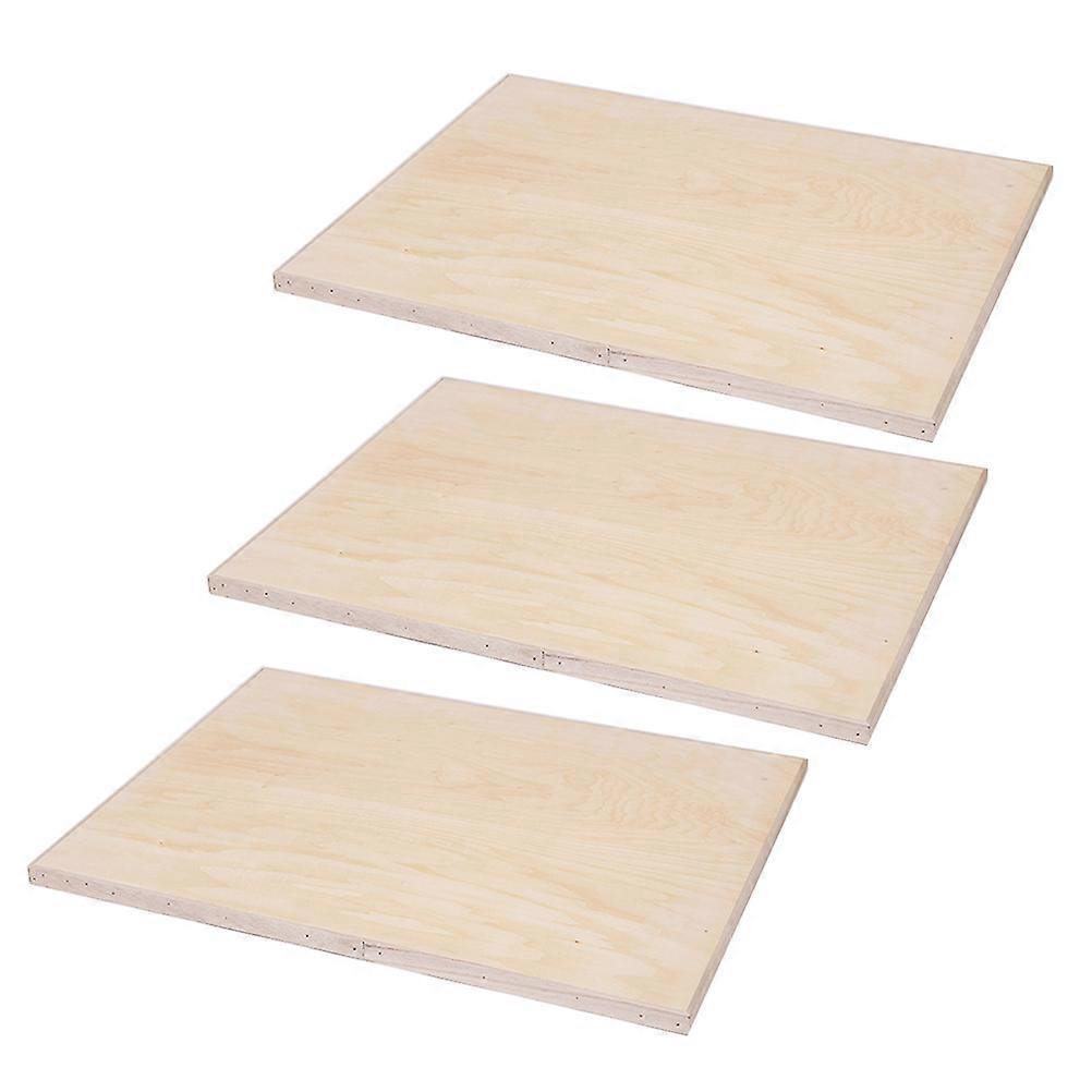 Beige Wooden Sketching Drawing Board for Drawing Use 3Pcs Practical Set