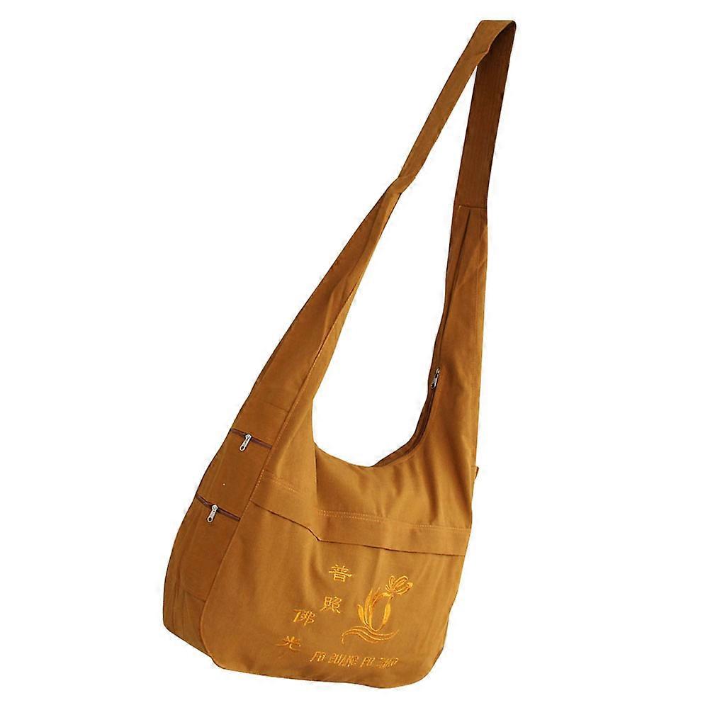 Light Brown Sling Pouch for Storage 3Pcs Cloth Sling Bag Multipurpose Use