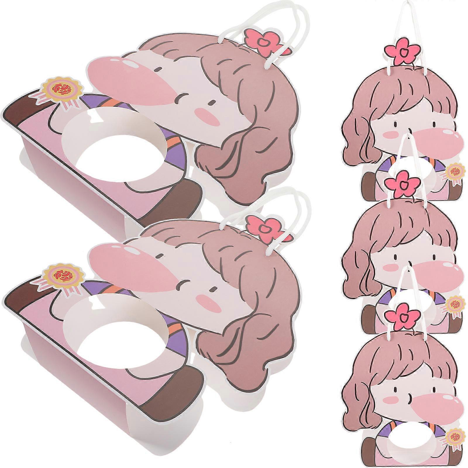 Pink Cake Packaging Bags for Storage Use 20Pcs Handheld Cake Packaging