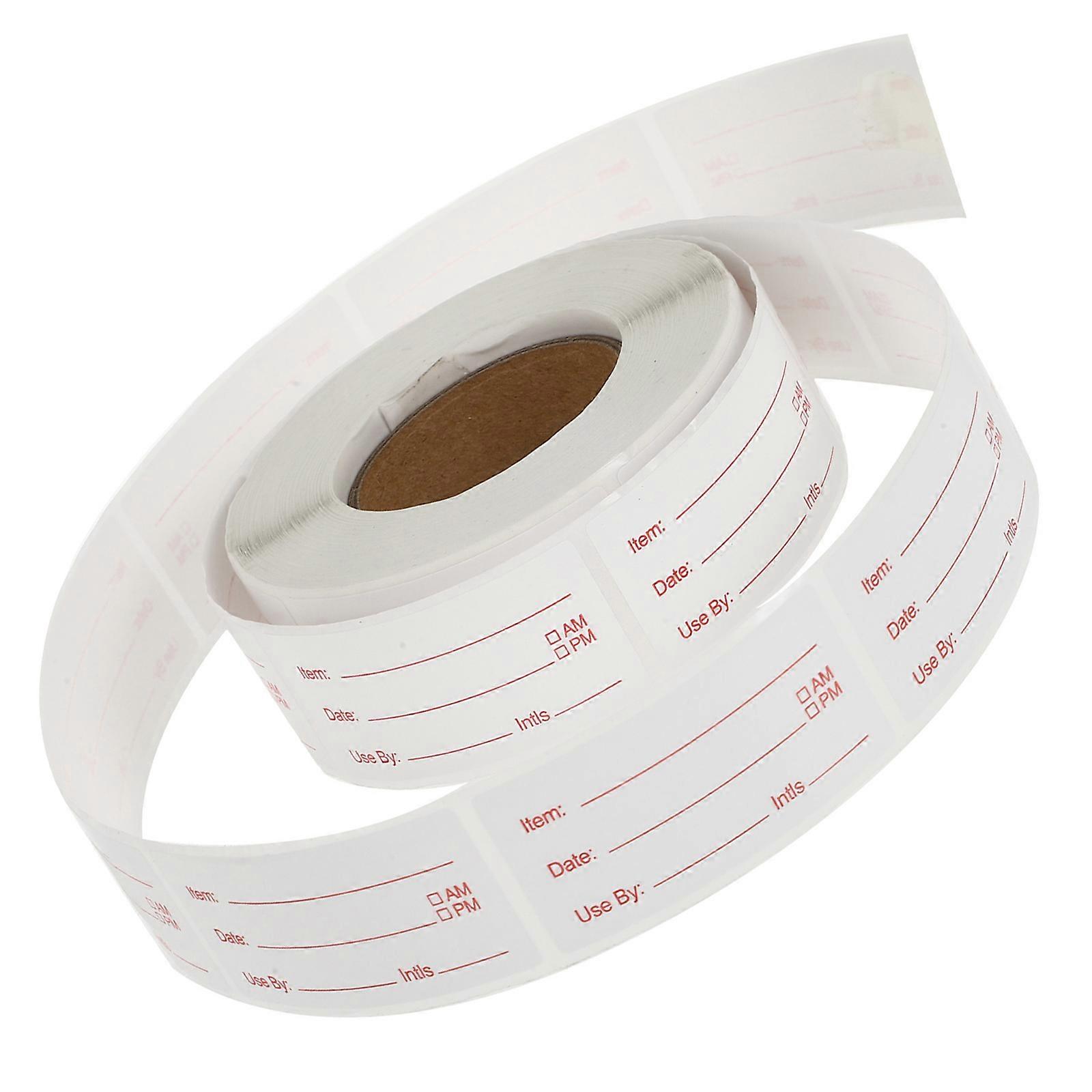 Food Storage Stickers Kitchen Canning Labels for 1 Roll Removable Use