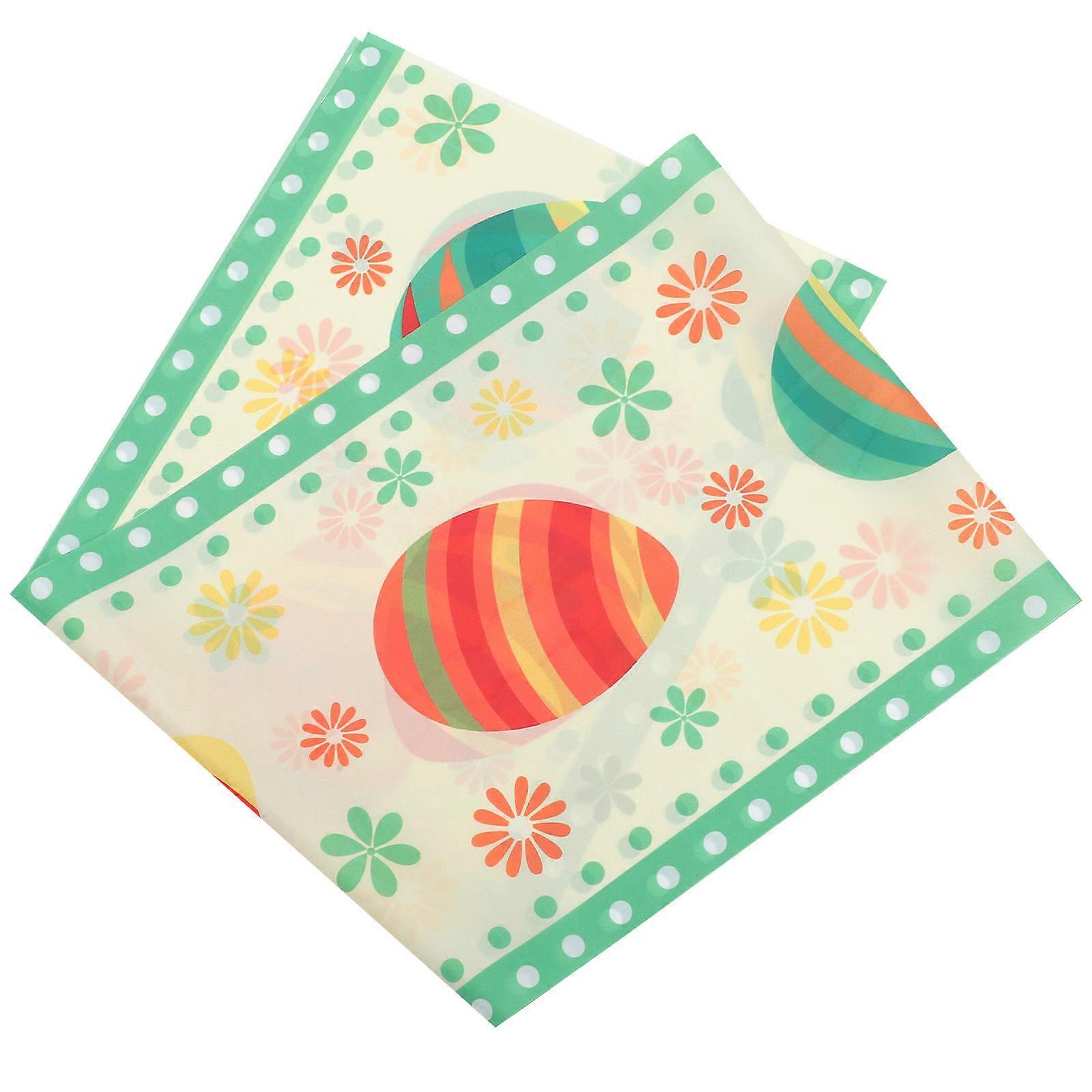 Easter Table Runner for Decor Polyester Spring Festival Tablecloth