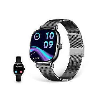 Smartwatch - KSIX - Iria Black - 1,7" AMOLED - 2 wymienne paski - Monitorowanie stanu zdrowia