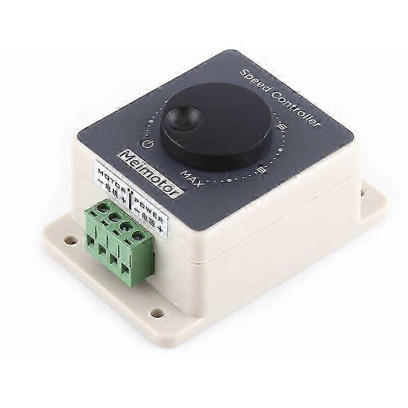 12V Motor Speed Controller, PWM Motor Speed Controller Pulse Width Modulator DC10-60V 20A Waterproof Shell Edition 0210