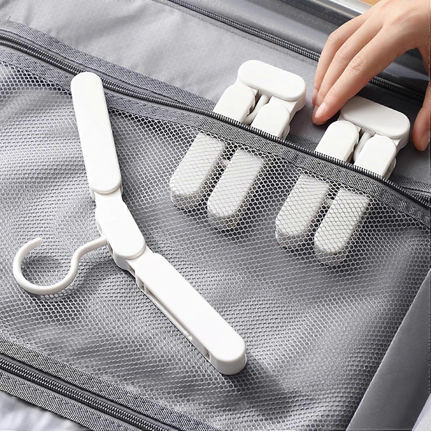 Three-Piece Foldable Travel Clothes Hanger Set