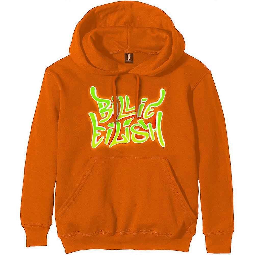 Billie Eilish Airbrush Flames Blohsh Pullover Kapuzenpullover
