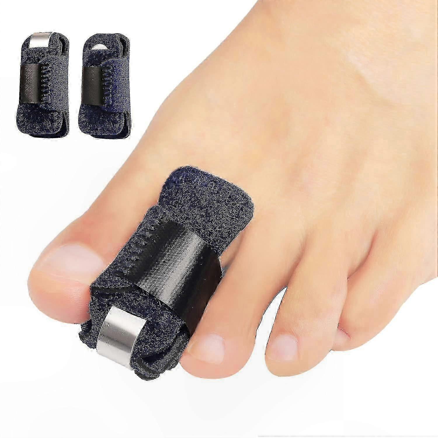 Toe Alignment Brace for Hammer Toe, Crooked Toe, Mallet Toe, Bent Toe, Claw Toe Support Wrap