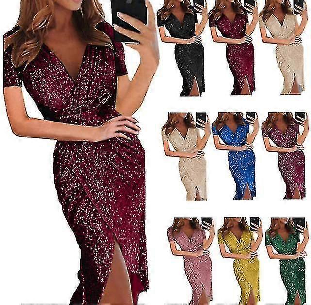 Naisten paljettimekko mekko