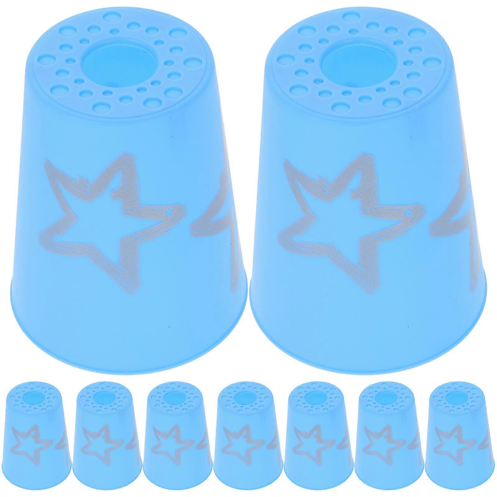 Sky-Blue Stackable Cups Stacking Game for Sport Stacking 48Pcs Set