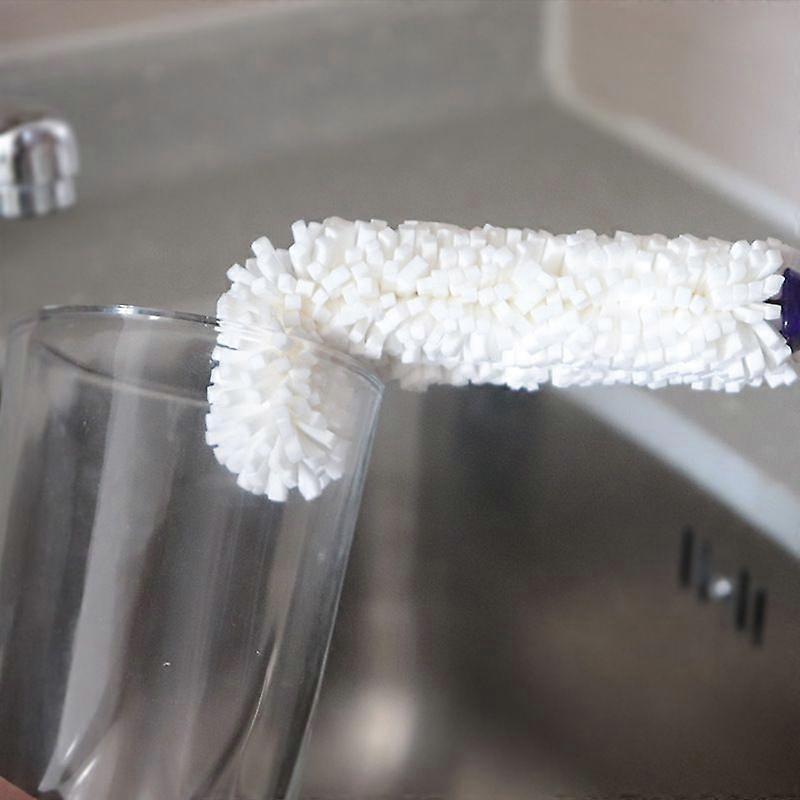 Sponge Cup BrushBottle BrushCup Cleaning BrushAngle Bottle Brush