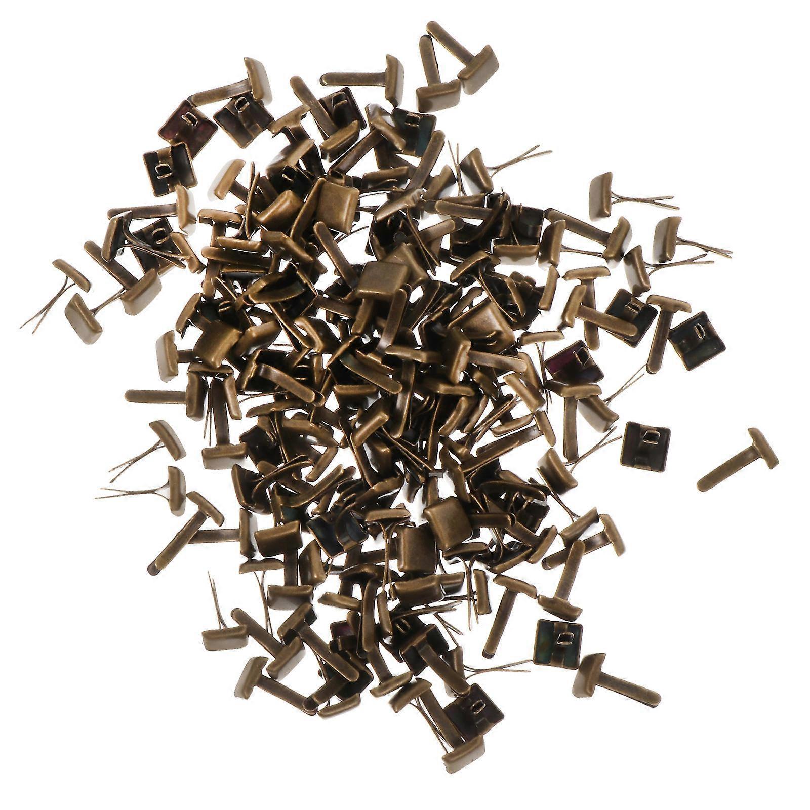 Craft Nails Two-Legged Nails for DIY Projects 600Pcs Square Rivets