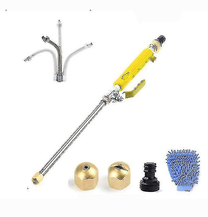 6 Pcs High Pressure Water Lance Hose Nozzle Jet Garden Car Washer Spray Gun Set
