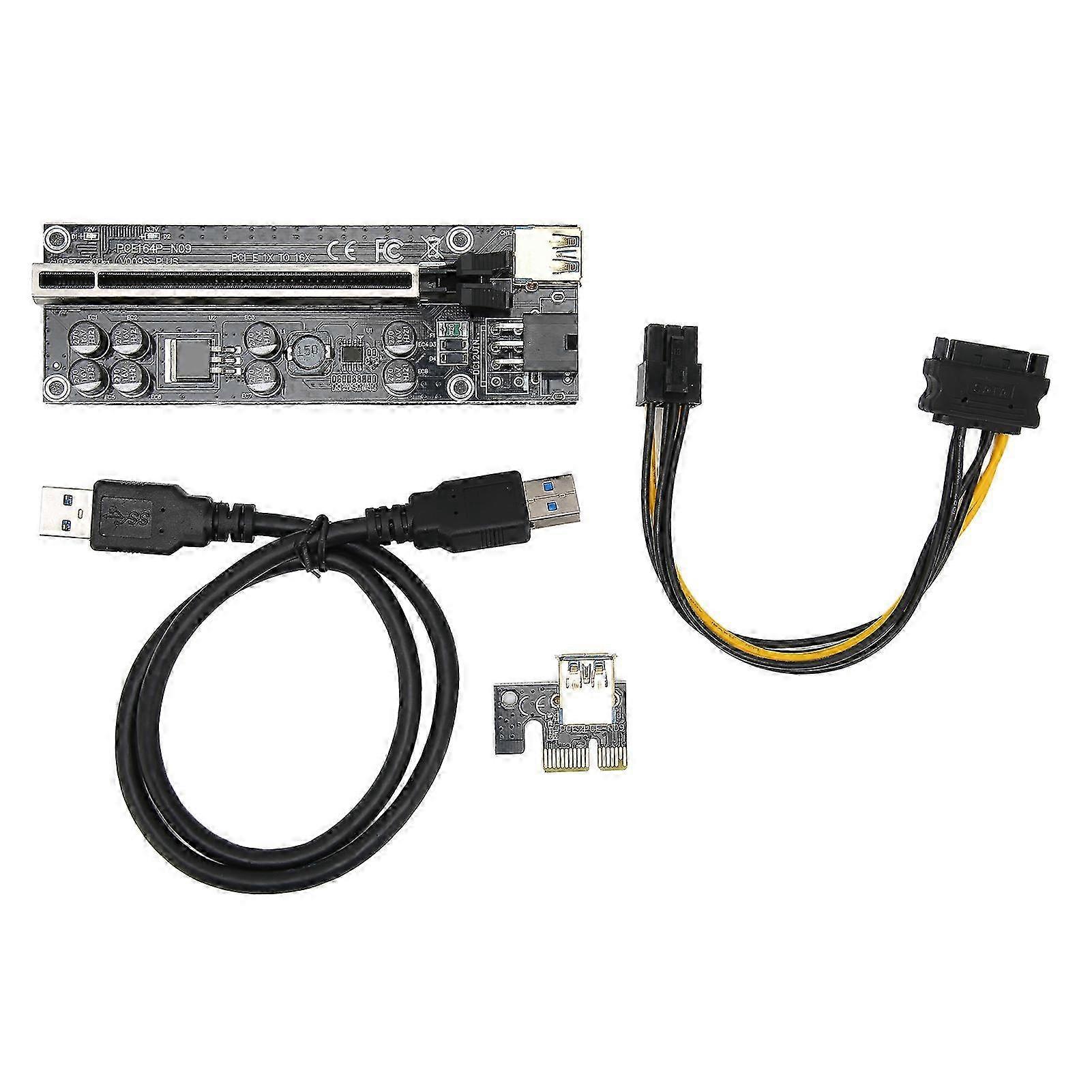 Riser Adapter Card 6P Interface Fixed Buckle Power Protection Fine Workmanship PCIE Riser