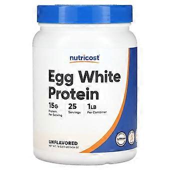 Nutricost, Egg White Protein, Unflavored, 1 lb (454 g)