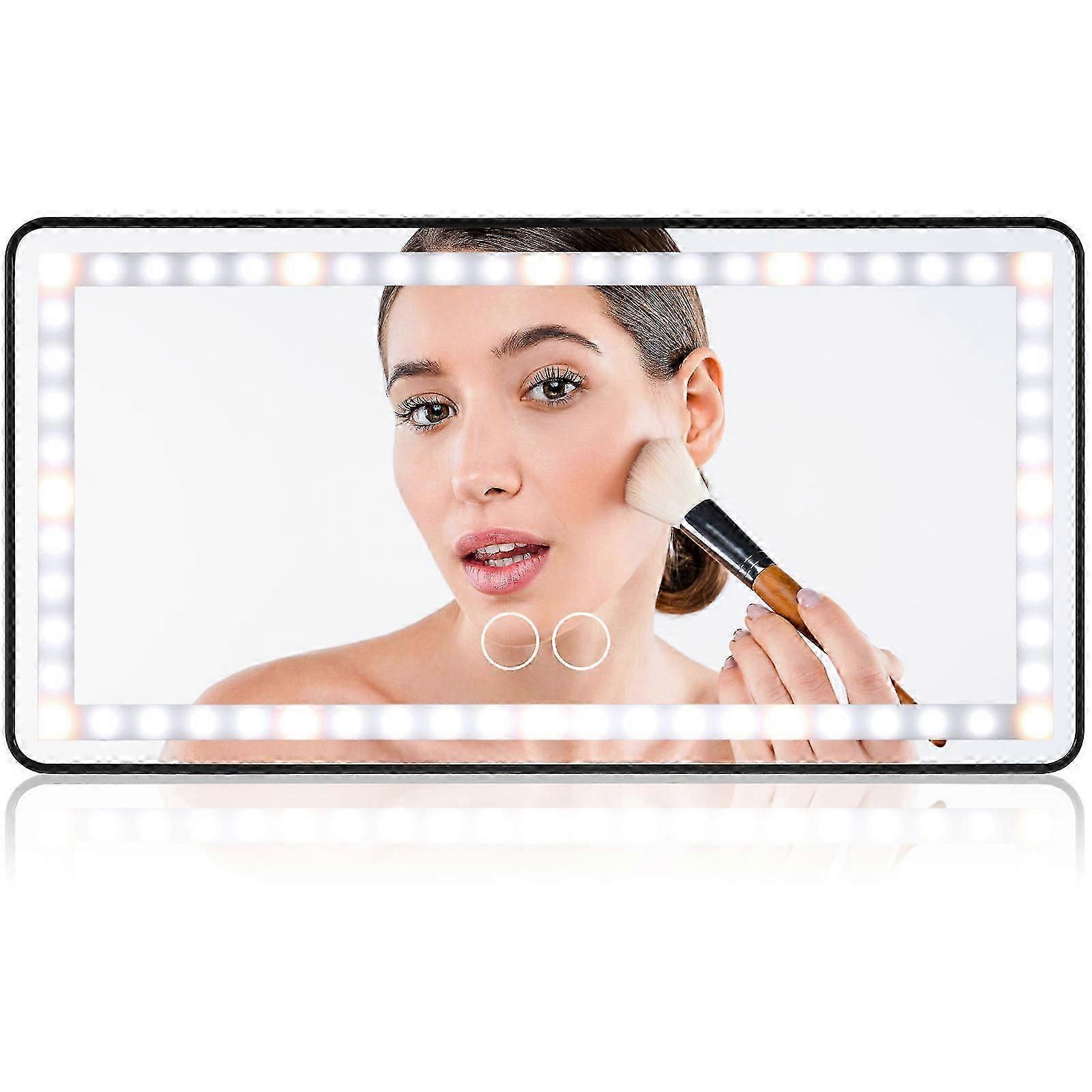 Makeup Mirror with Light for Use with Rechargeable Function