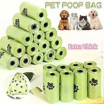 600 Dog Poop Bags Biodegradable Strong Thick Pet Waste Bags Rolls Eco