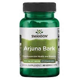 Superior herbs arjuna bark - standardized 500 mg 60 vegetable capsules of 500mg