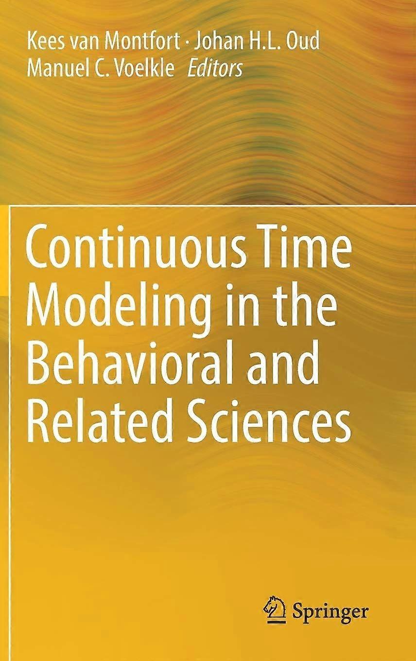 Continuous time modeling in the behavioral and related sciences