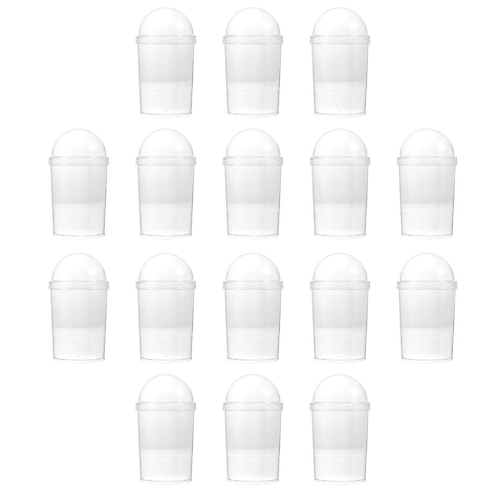 Transparent with Lids for Storing 20Pcs Cups