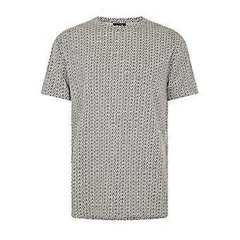Armani Exchange Mens All-Over Print Crew Neck T-Shirt