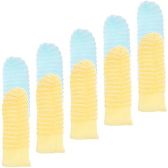 Pet Finger Toothbrush for Dogs 10Pcs for Dental Hygiene and Fresh Breath