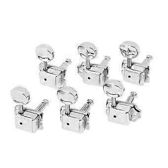 6R Inline Vintage Tuning Pegs Tuners Machine Heads For Fender Strat Guitar Open Gear Tuning Guitar Parts