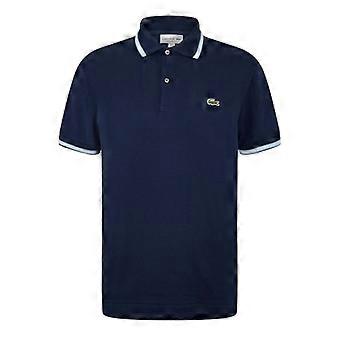 Lacoste Damen-Poloshirt mit schmalen Ärmeln und dezentem Saum