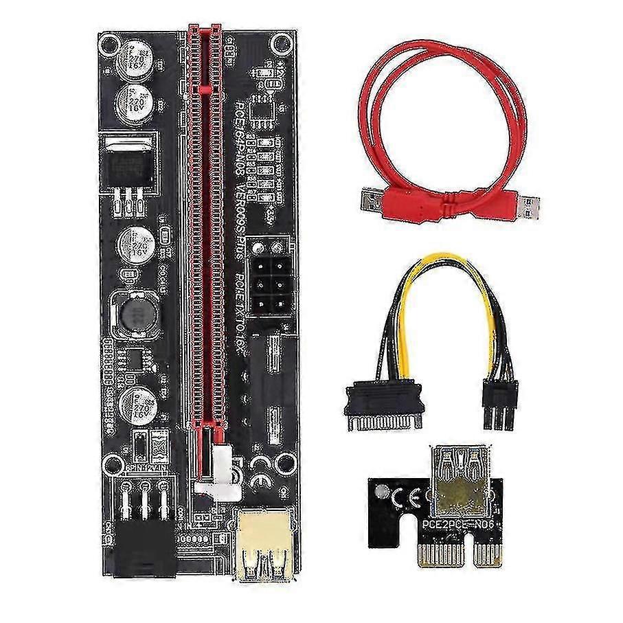 1 Pcs Pcie Riser Card For Gpu Mining Powered Riser Adapter Card