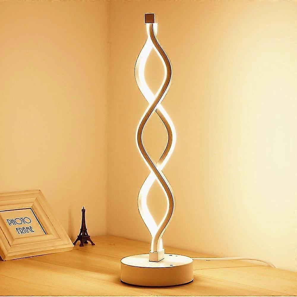 Led Double Spiral Table Lamp Bedside Lamp
