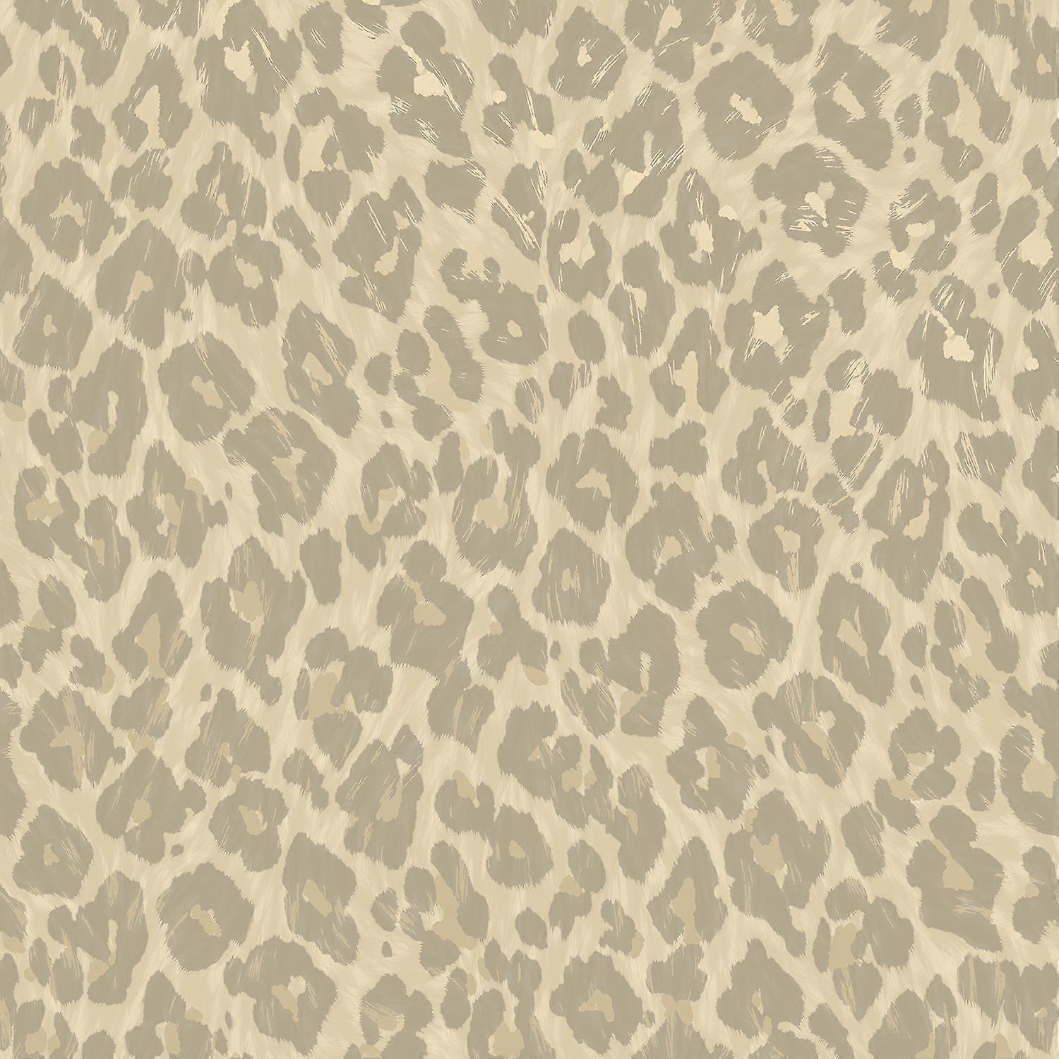 Leopard Print Champagne Wallpaper
