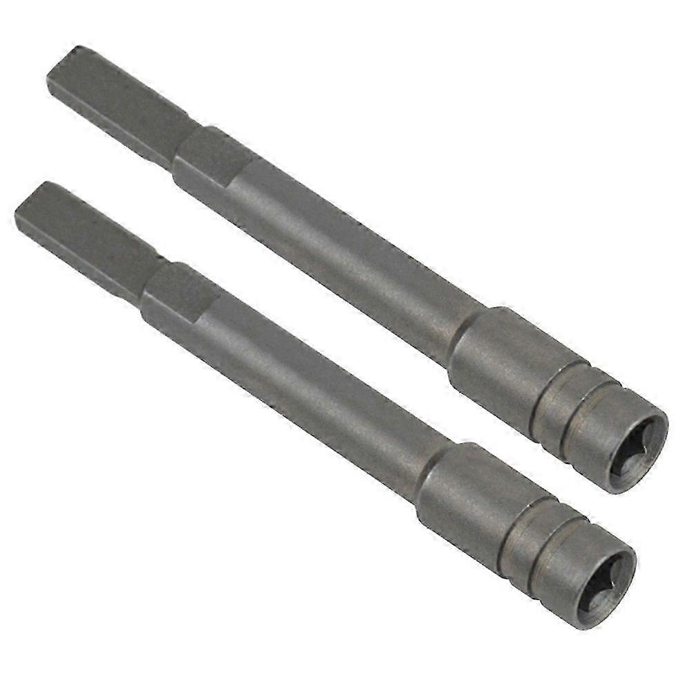 2pack Multitool Bit Driver Extender,1/4 Inch Drill Bit Extension Rod with Flat Handle for Enhanced Accessory Use