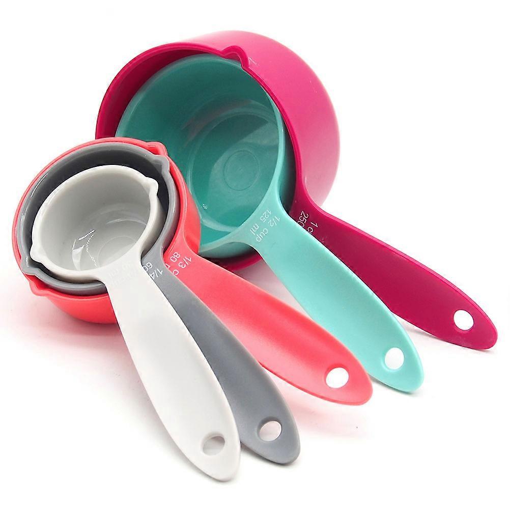 5pcs Multifunction Measuring Spoons with Scale Measure Cups Kit Kitchen Tool in Different Size