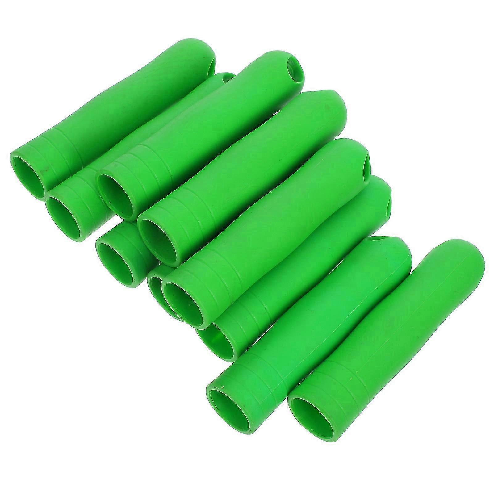Plastic Mop Handle Tip Replacement Caps Lightweight End Caps Compatible With Mop Rods Extended Use Easy Replacement 10pcs Set