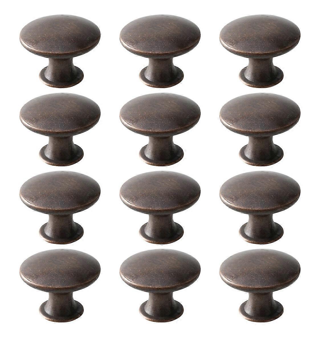 Tool DIY Antique Brass Pull Drawer Knobs (3cm) - Set Of 12