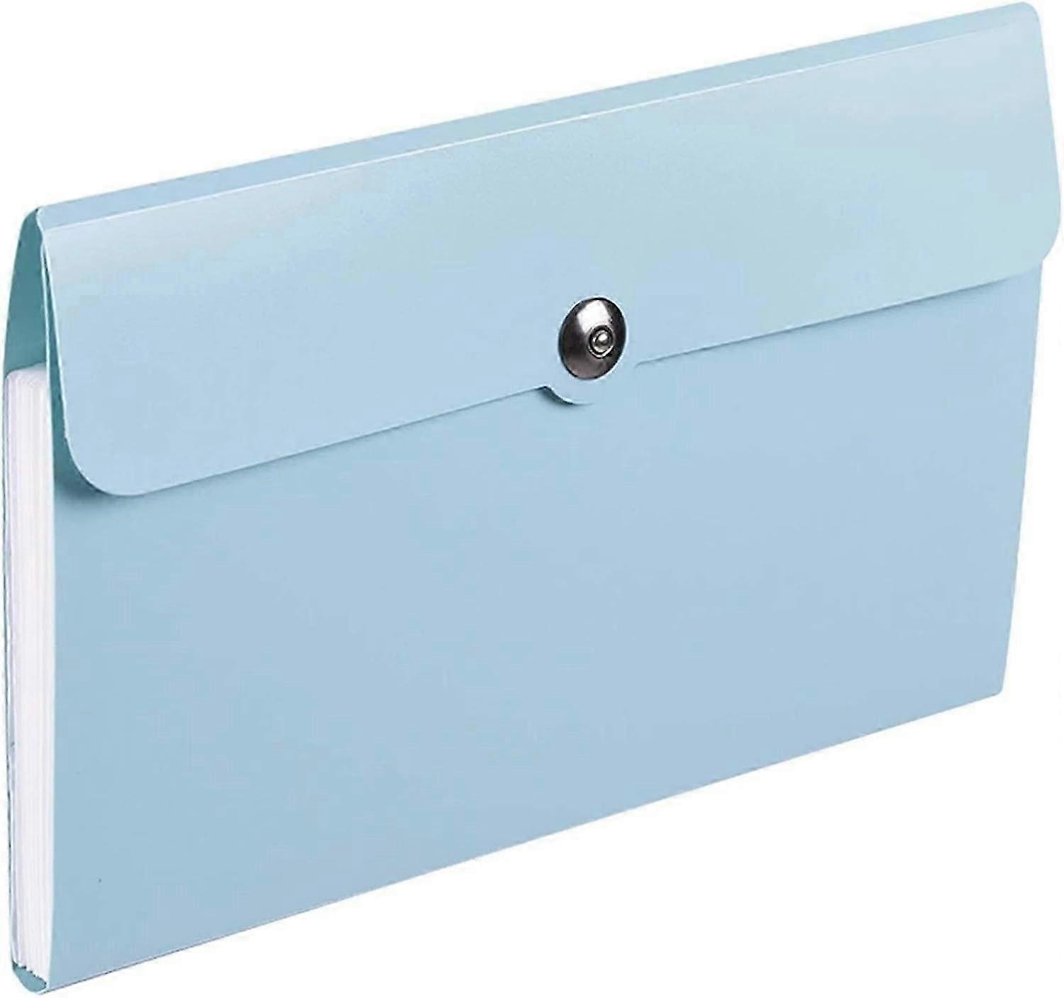 Organ Folder 8 Pockets A5 File Folder Multi-function Binder Organ Bag Ticket Folder Filing Clip Docu