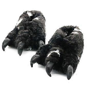 Animal Paw Slippers Cozy Furry Slippers