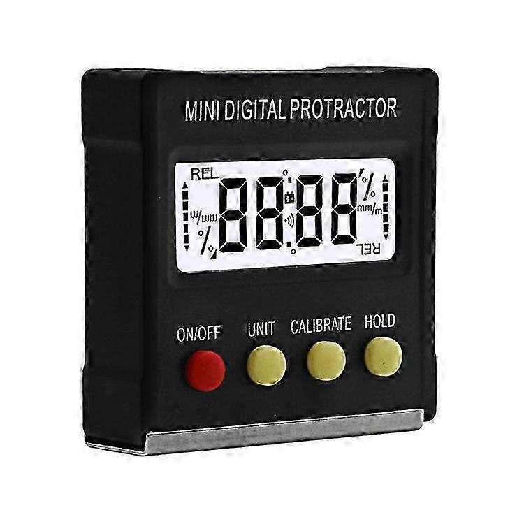 Electronic Level, Mini 360-Degree Digital Protractor Inclinometer, Magnetic Base Measuring Tool for Precision Work