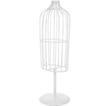Pet Clothes Hanger Stand, White Iron Display Rack for Small Pets, 2-Pack