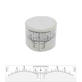 Disposable Eyebrow Ruler Sticker for Measurement 50Pcs White Roll Tool