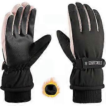 Winterhandschuhe für Damen, Schneehandschuhe mit Touchscreen für kaltes Wetter, Skihandschuhe für Damen