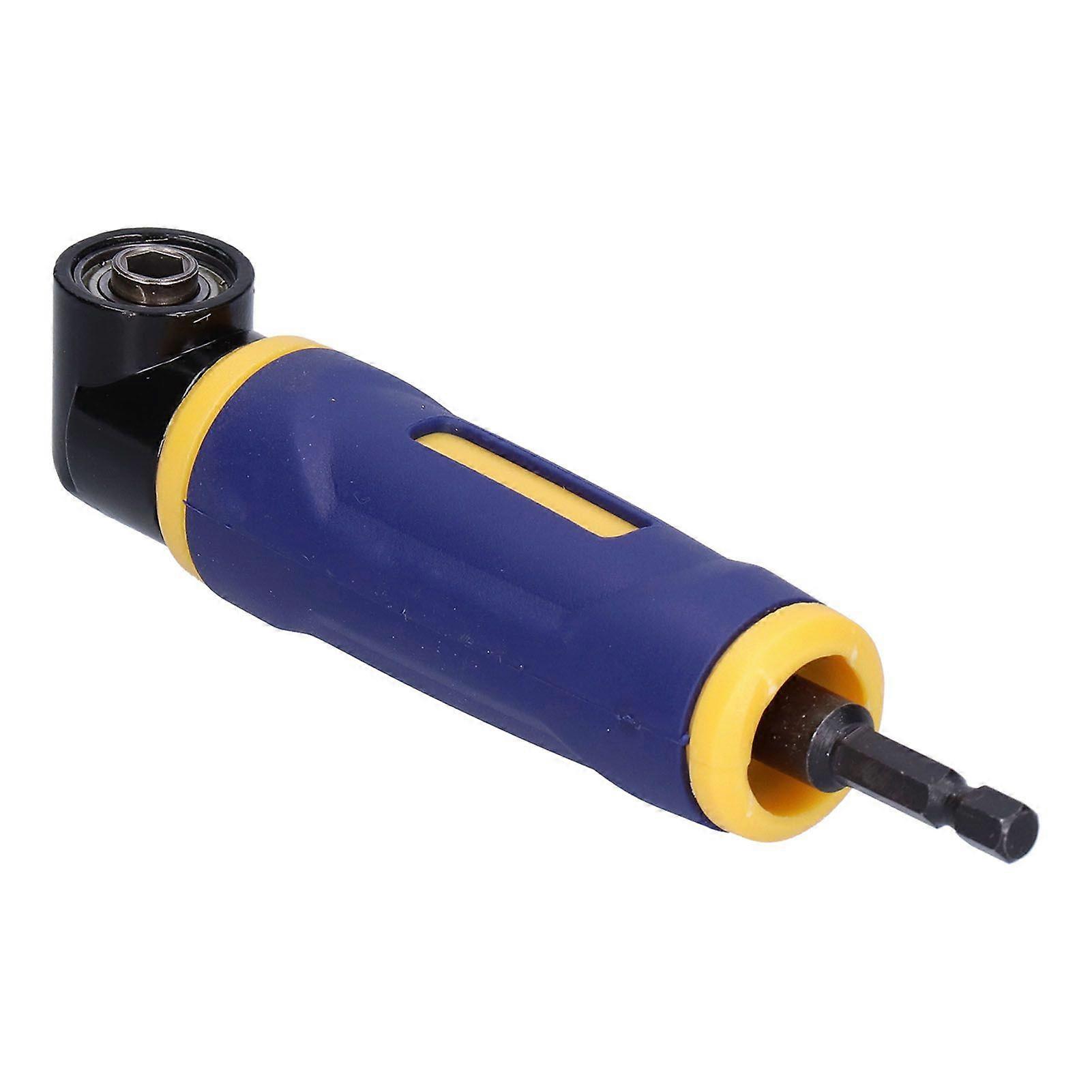 Right Angle Extension Driver Drilling Shank 1/4in Hex Drill Bit Socket Holder Woodworking Tool