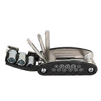 Bicycle Multitool Steel Multi Specification Foldable Bicycle Multi Function Wrench Kit for Electric Bike Scooter Repairing Maintenance