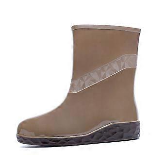 Lette regnsko for kvinner, komfortable vanntette slip-on-sko for utendørs turgåing og daglig bruk