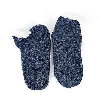 Winter Vloer Schoenen Warme Hoge Wollen Pantoffels Home Indoor Bed Laars Sokken Antislip Fg