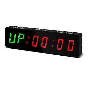 Portable Gym Timer, Workout Clock With Rechargeable Battery And Built-in Magnet, Stopwatch Countdown/up For Home Gym Garage Fitness, Interval Tra zddk