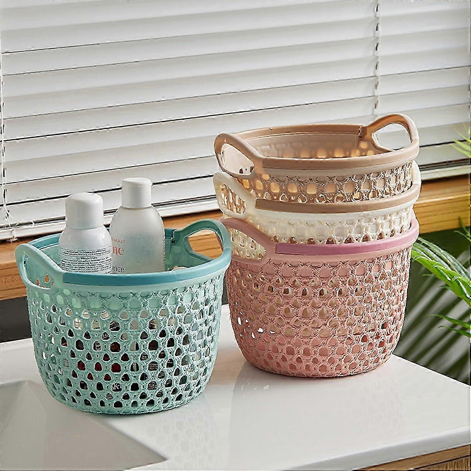 Beige Slim Ventilated Laundry Hamper