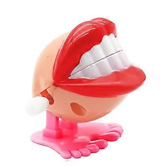 Lustiges Spielzeug mit klappernden Zähnen, Aufziehmechanismus und großen Lippen – ideal für Partys und als Gag.