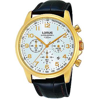 Lorus Montres Quartz Analog Man Watch avec Bracelet Cowhide RT336DX9