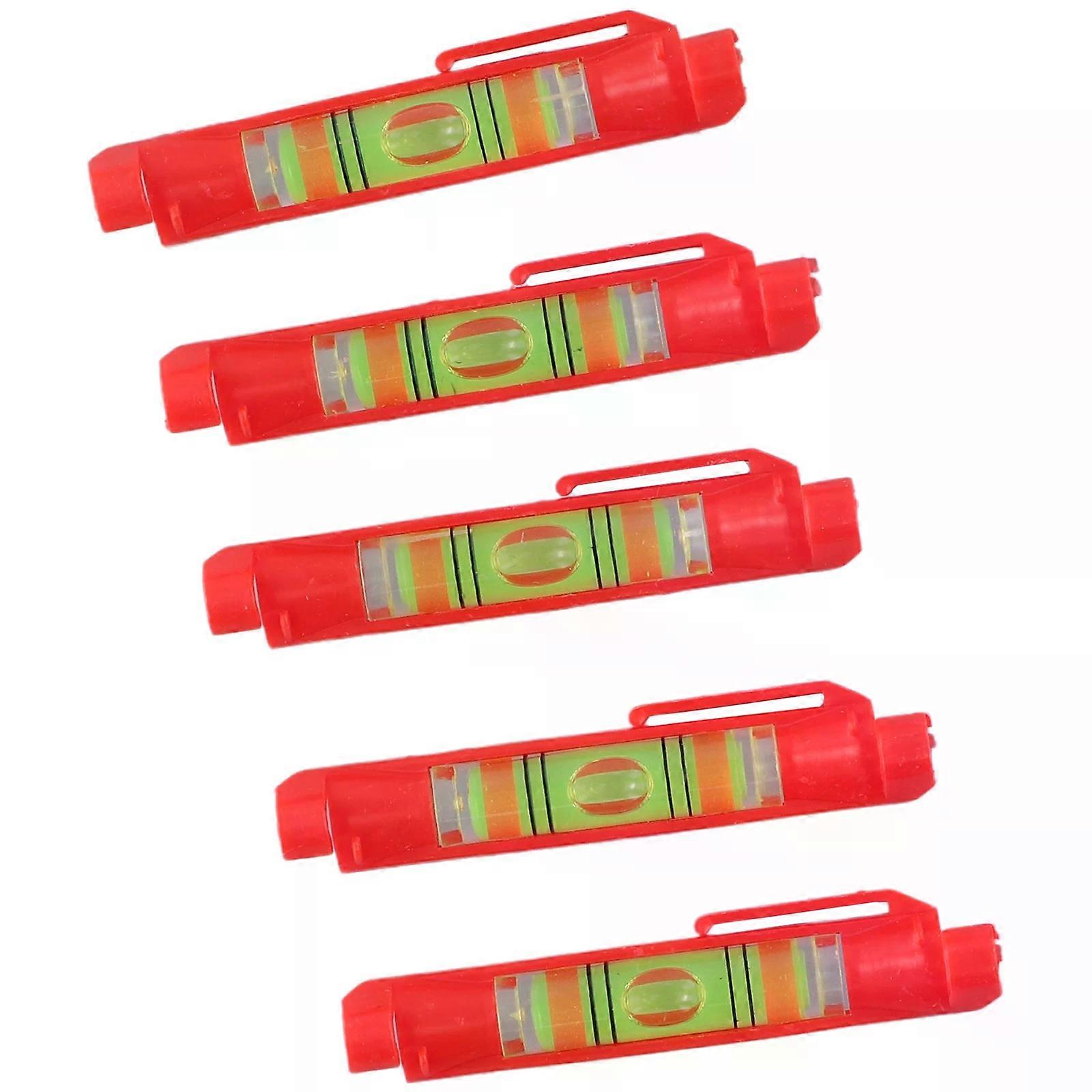 2/5pcs Line Hanging Bubble Level Gradienter For Building Construction String Level Mini Horizontal BubbleLevels Tools