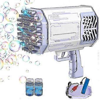 69 Holes Bubble Gun for Wedding Party, Bath Machine Summer Toy, Outdoor, Birthday Gift