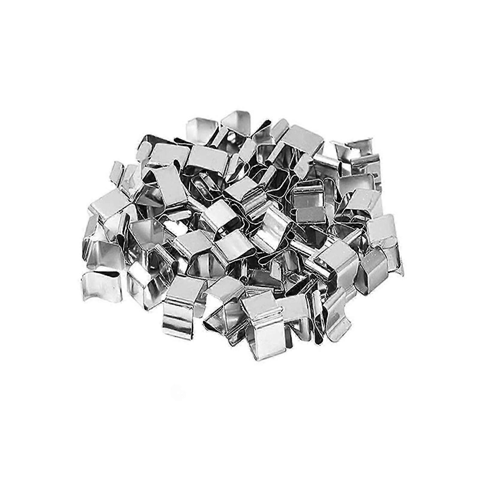 50pcs Durable Gutter-Mount Light Clips
